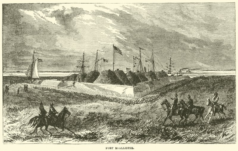 Fort McAllister, novembro de 1864 de American School
