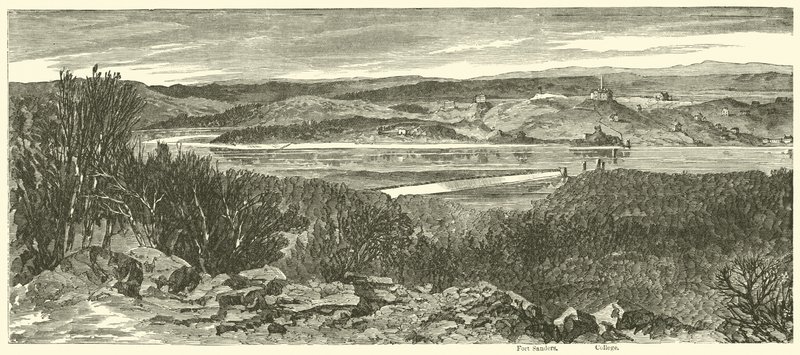 Fort Sanders, College, novembro de 1863 de American School