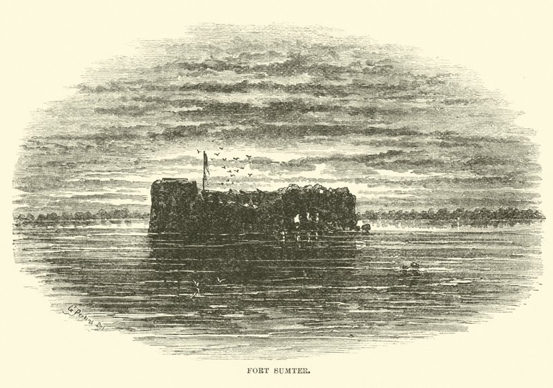 Fort Sumter, maio de 1862 de American School