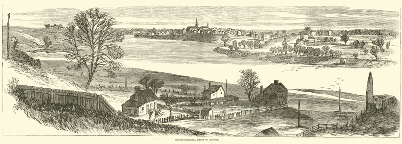 Fredericksburg, de Falmouth, novembro de 1862 de American School