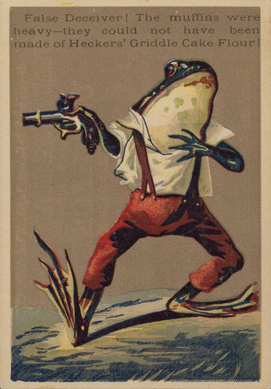 Sapo com pistola de American School