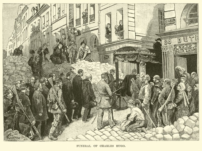 Funeral de Charles Hugo de American School