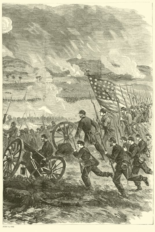 Gettysburg, 3 de julho de 1863, julho de 1863 de American School