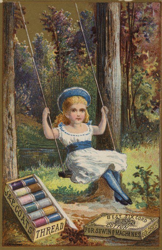 Menina no balanço de American School