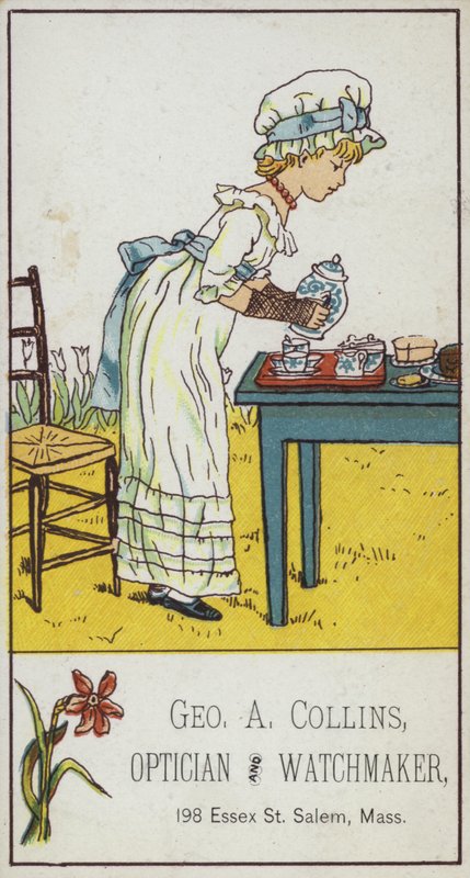 Menina, despejar, chá de American School