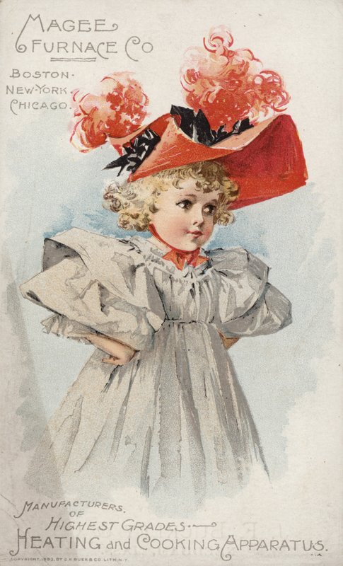 Menina, em, capota vermelha de American School
