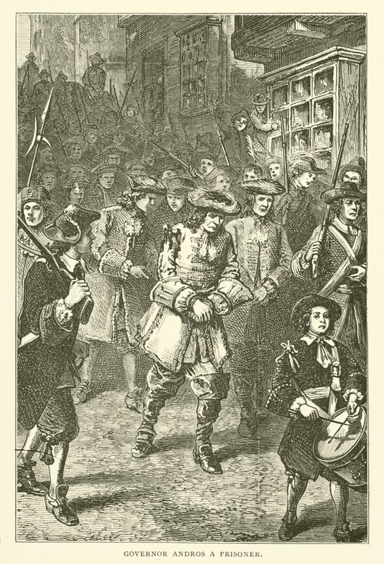 Governador Andros um prisioneiro, 1689 de American School
