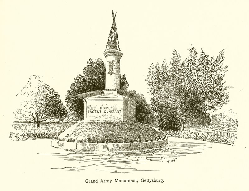 Grande Monumento do Exército, Gettysburg de American School