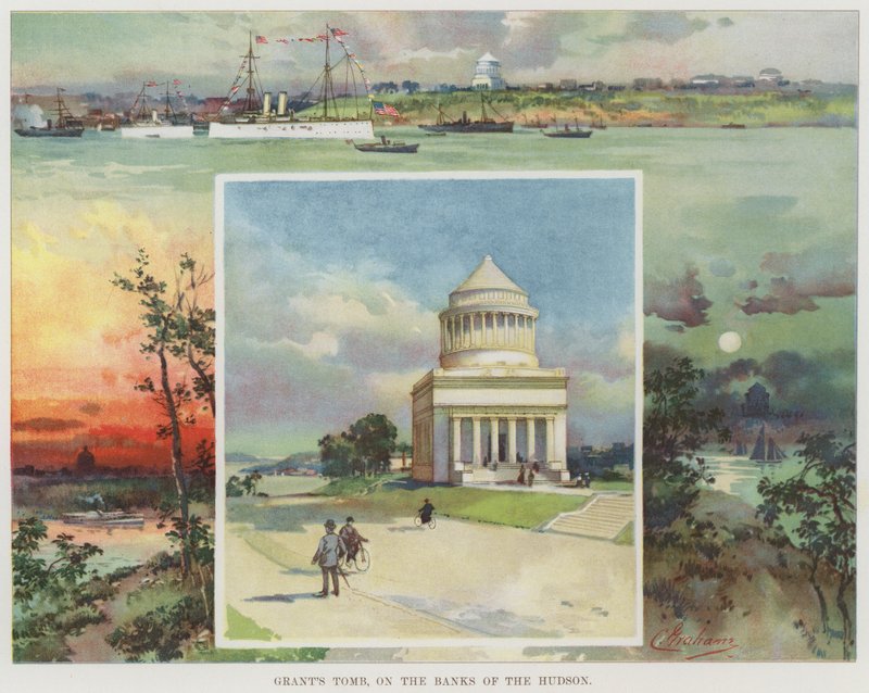 Grant&39;s Tomb, nas margens do rio Hudson de American School