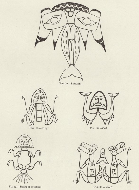 Marcas de tatuagem haida de American School