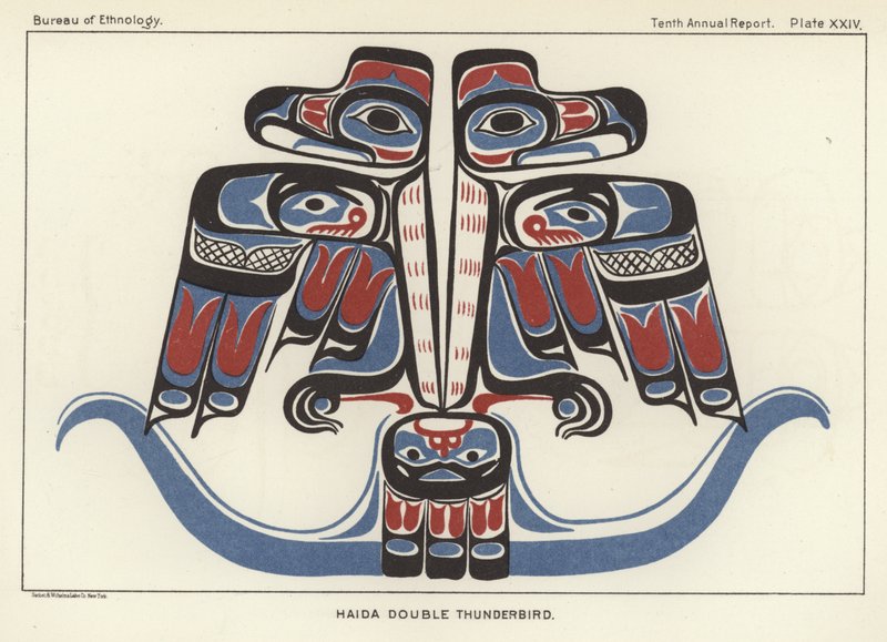 Haida duplo thunderbird de American School