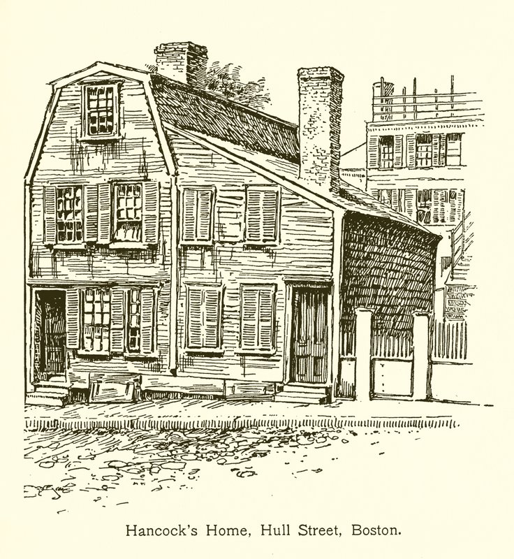 Hancocks Home, rua do casco, Boston de American School