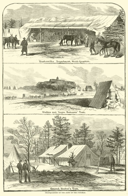 Sede do Exército do Potomac, janeiro-abril de 1863 de American School