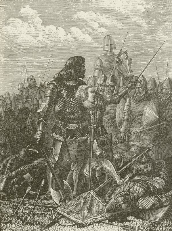 Henry V na Batalha de Agincourt de American School