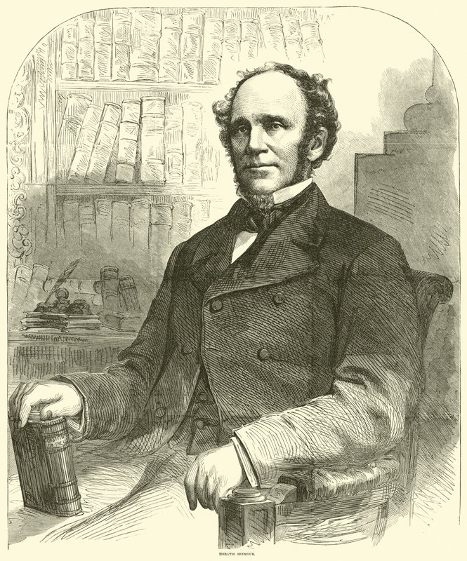 Horatio Seymour, julho de 1863 de American School