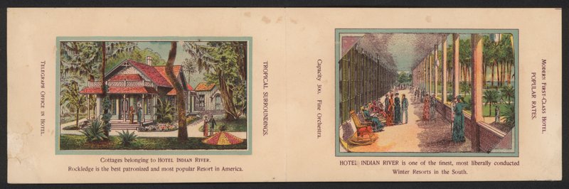 Hotel Trade Card (gravação a cores) de American School