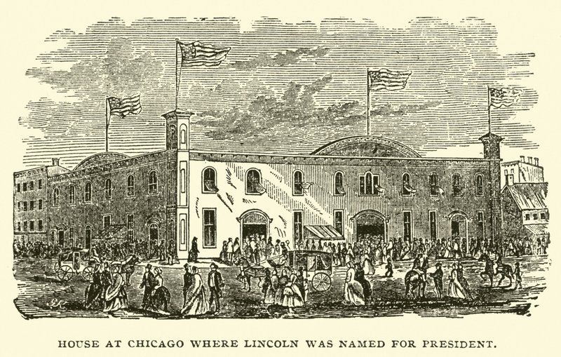 Casa em Chicago, onde Lincoln foi nomeado para presidente de American School