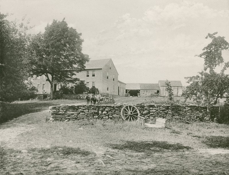 Casa do General Israel Putnam, Pomfret (fotogravura) de American School
