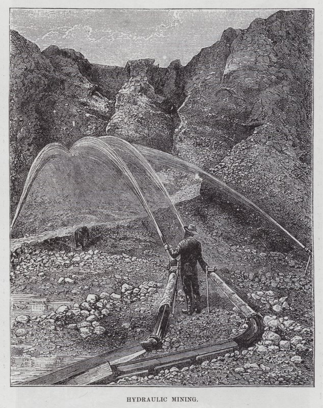 Mineração Hidráulica (gravação) de American School