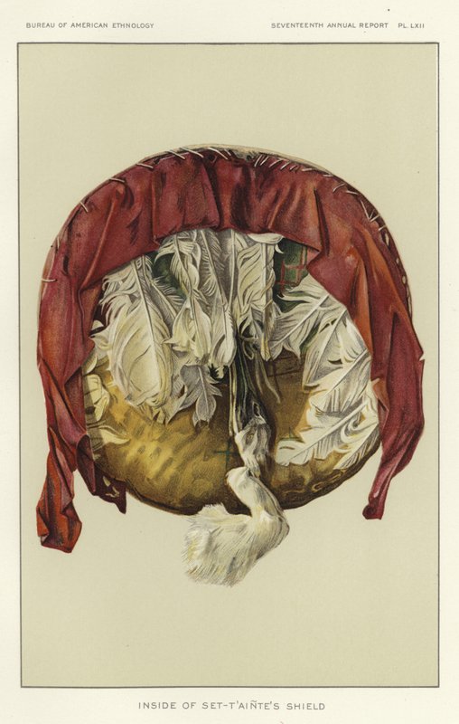 Dentro do escudo de Set-Taintes de American School