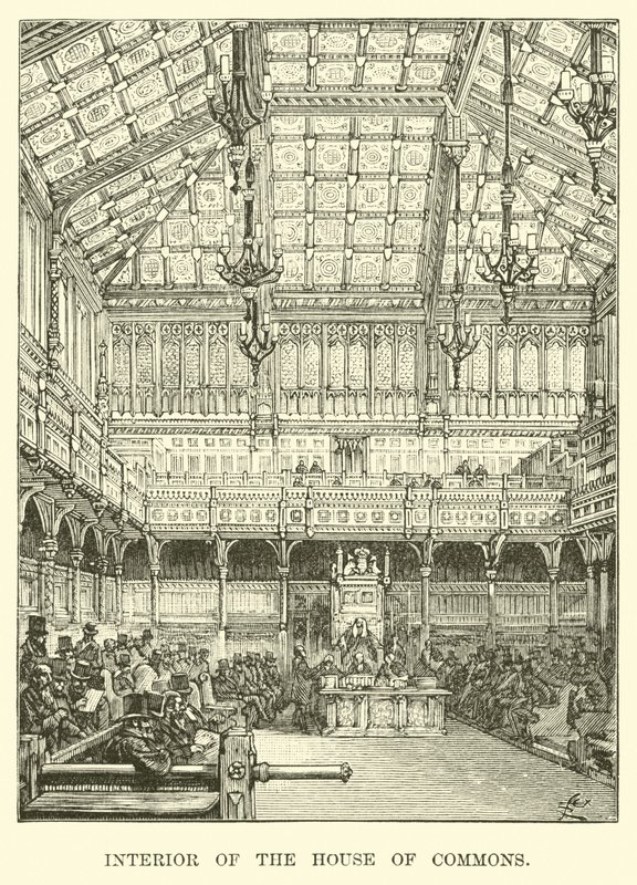 Interior da Câmara dos Comuns de American School