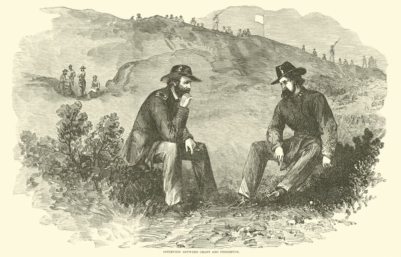 Entrevista entre Grant e Pemberton, julho de 1863 de American School