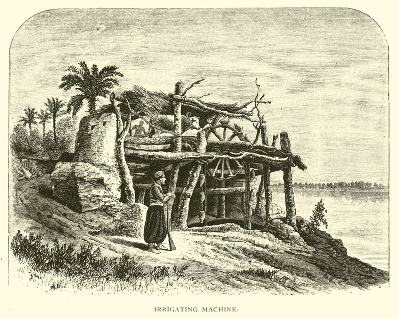 Máquina de irrigação de American School