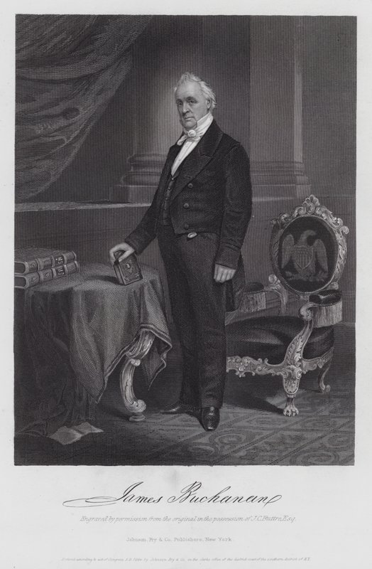 James Buchanan (gravura) de American School