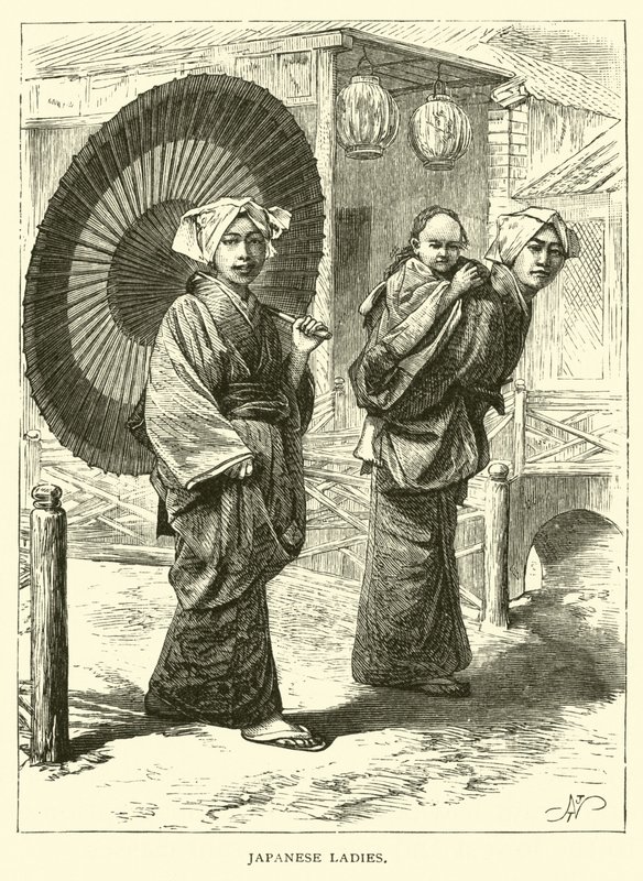 Senhoras japonesas de American School