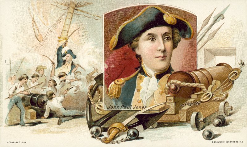 John Paul Jones (chromolitho) de American School