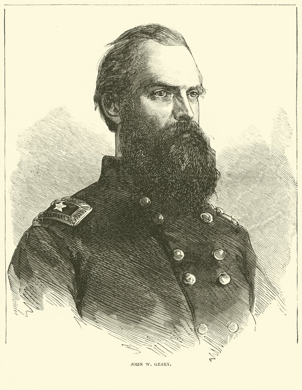 John W Geary, outubro de 1863 de American School