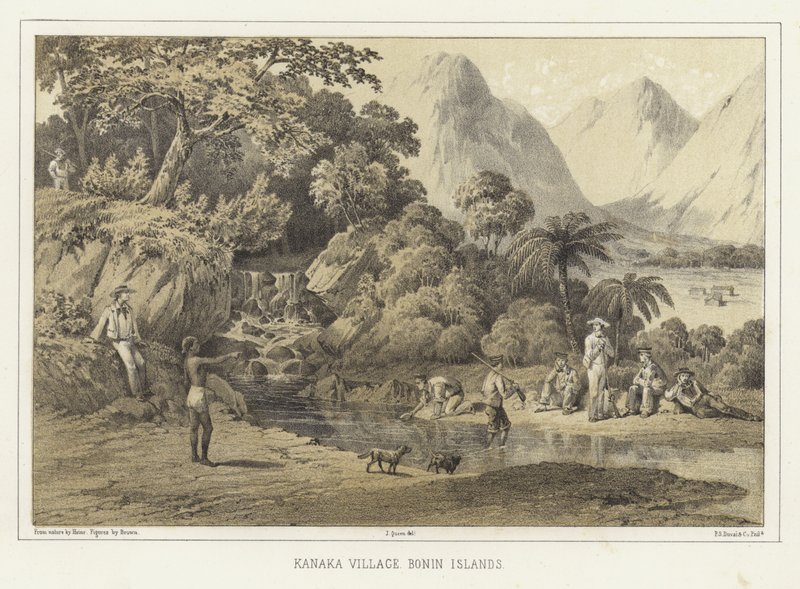 Aldeia de Kanaka, Ilhas Bonin de American School