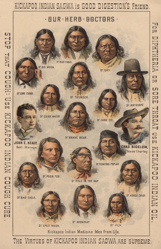 Kickapoo Indian medicine men de American School