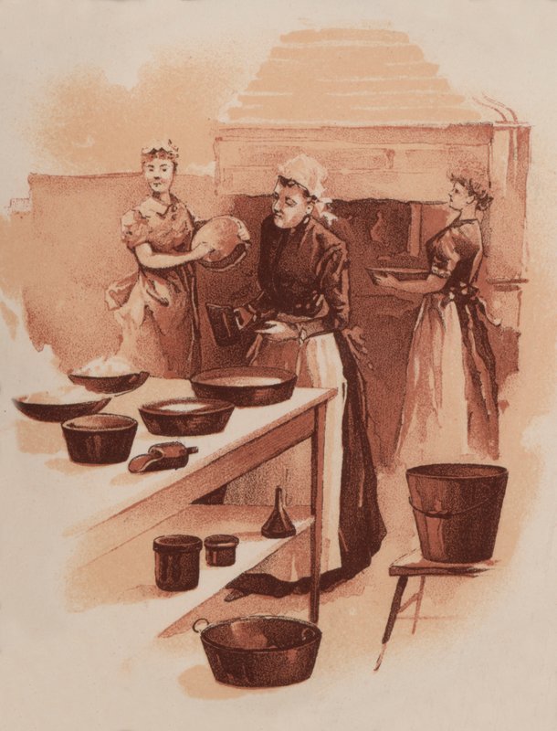 Cena da cozinha de American School