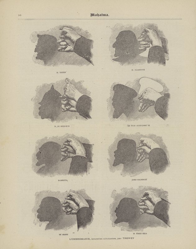 A Ombromania (litho) de American School