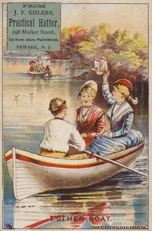 Senhoras no lago de barco de American School