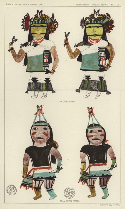 Lakone Mana, Mamzrau Mana (litografia a cores) de American School