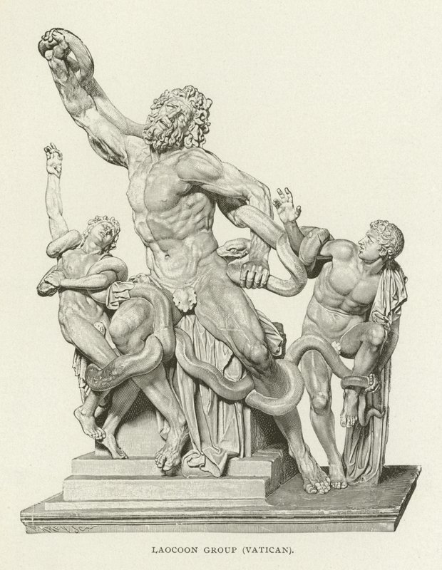 Grupo de Laocoonte, Vaticano de American School