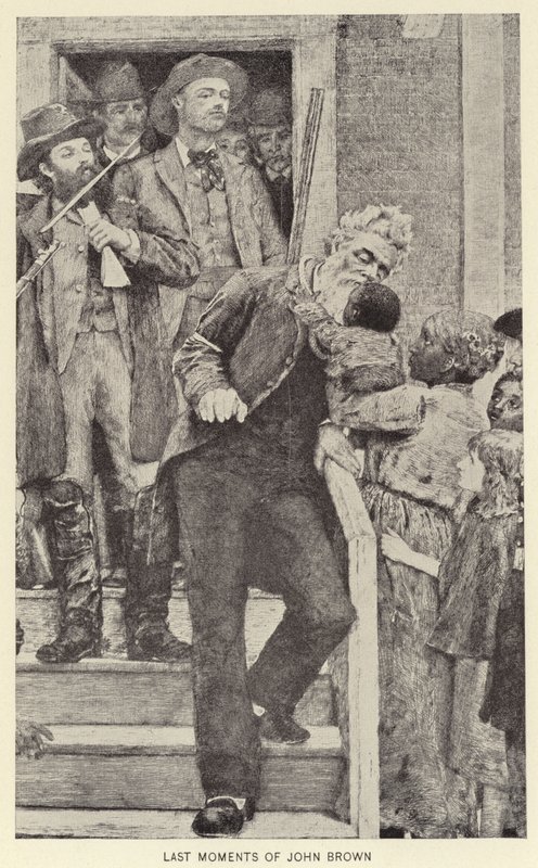 Últimos momentos de John Brown (litografia) de American School