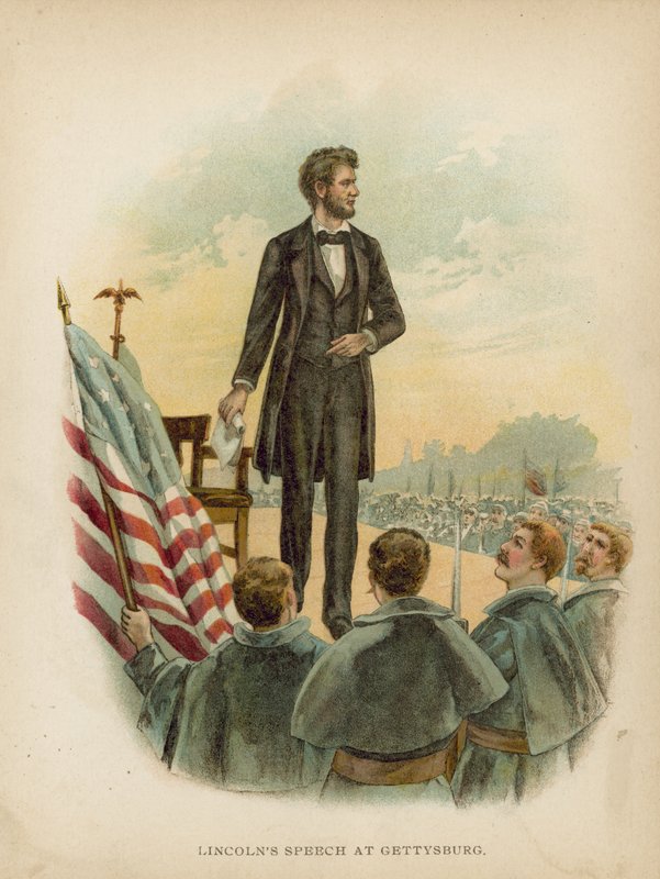 Discurso de Lincolns em Gettysburg de American School