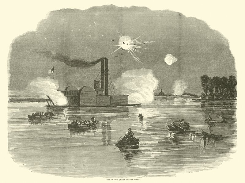 Perda da Rainha do Oeste, fevereiro de 1863 de American School