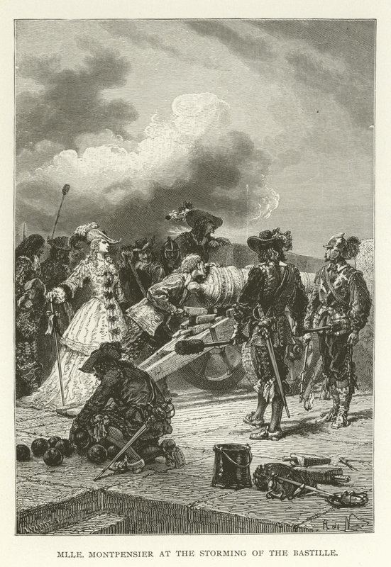 Mademoiselle Montpensier no assalto da Bastilha de American School