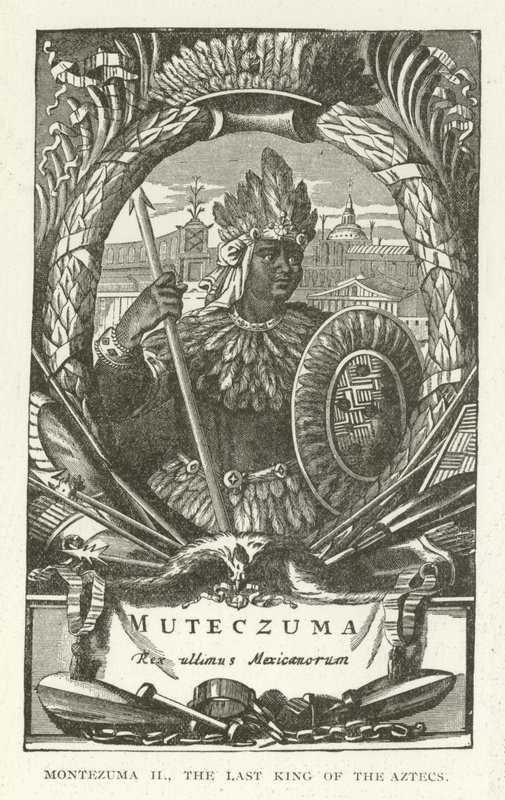 Montezuma II, o último rei dos astecas de American School