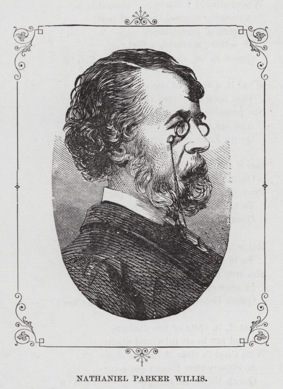 Nathaniel Parker Willis (gravura) de American School