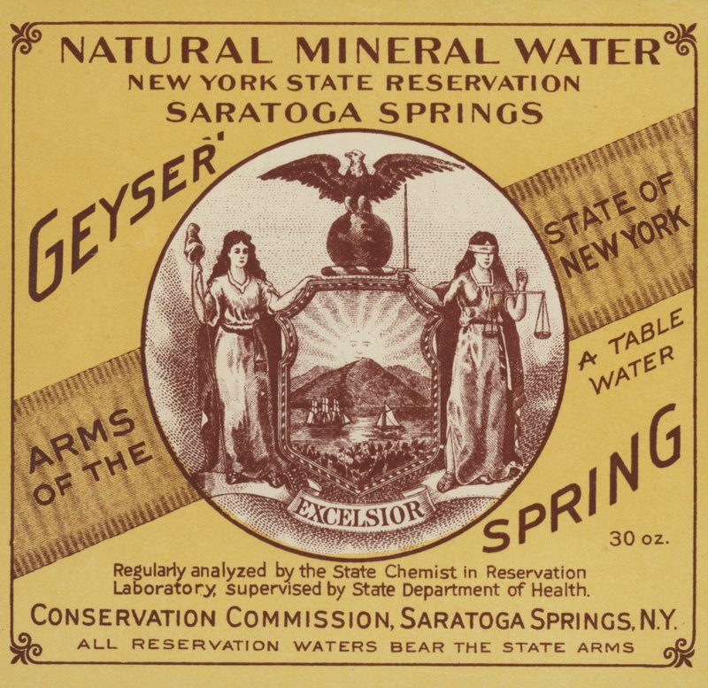 Água Mineral Natural, Reserva do Estado de Nova Iorque, Saratoga Springs de American School