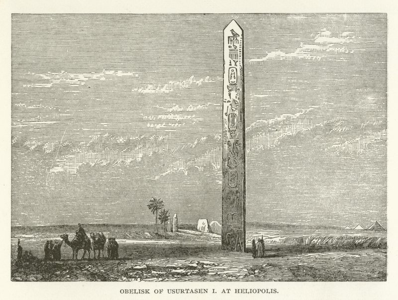 Obelisco de Usurtasen I em Heliopolis de American School