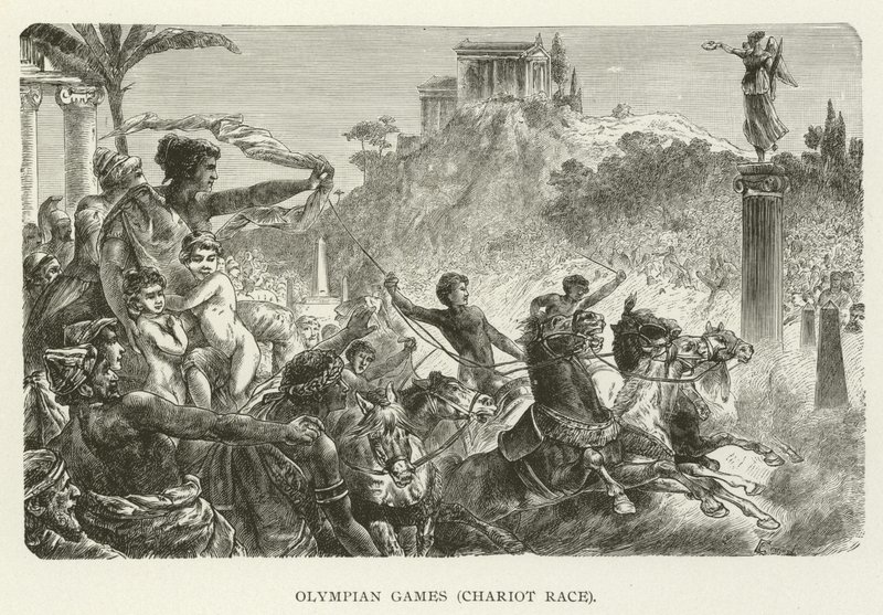 Jogos Olímpicos, Corrida de Carruagem de American School