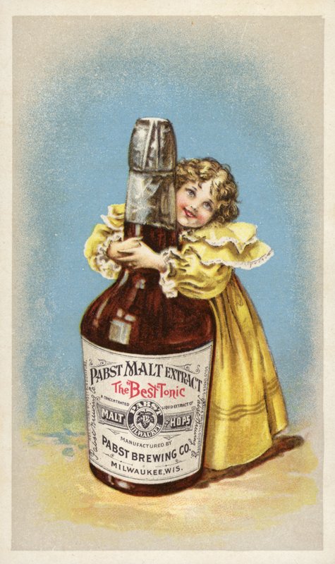 Pabst Malt Extract, o melhor tônico de American School