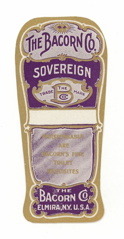 Rótulo de perfume, soberano de American School