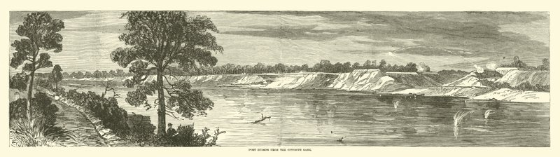 Port Hudson do banco oposto, maio de 1863 de American School